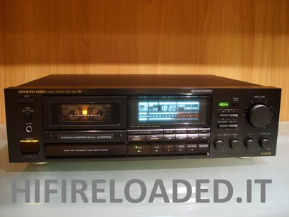 Piastra di registrazione a cassette Onkyo TA-2570 + Telecomando Originale