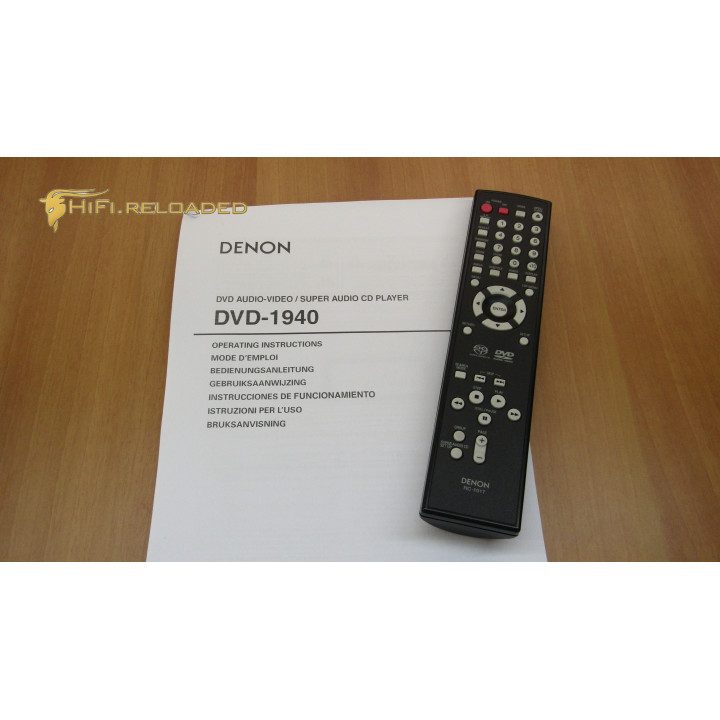 Lettore SACD-DVD-CD/SACD-DVD-CD Player Denon DVD-1940 + Telecomando originale